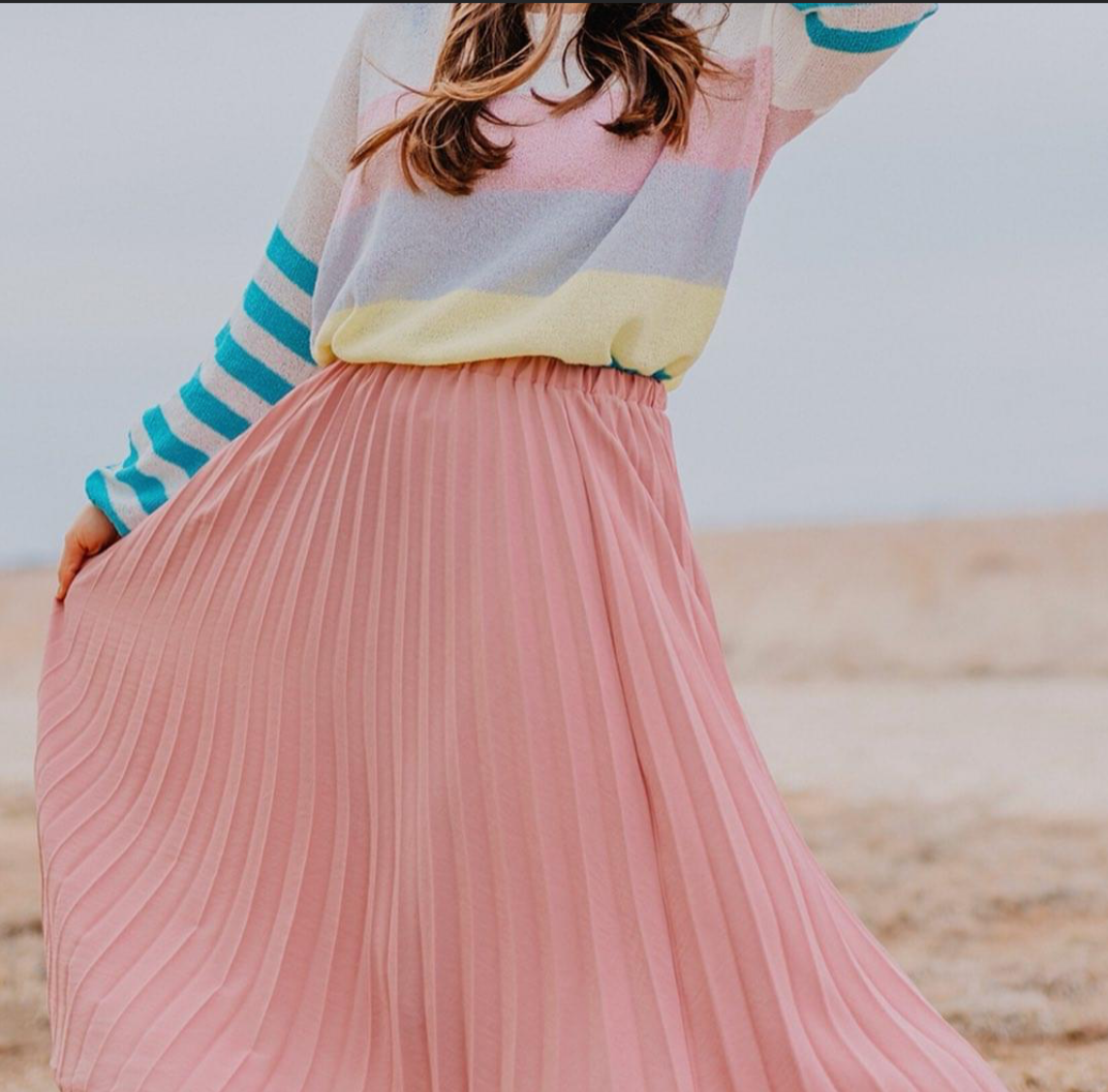 Mint Striped Sweater